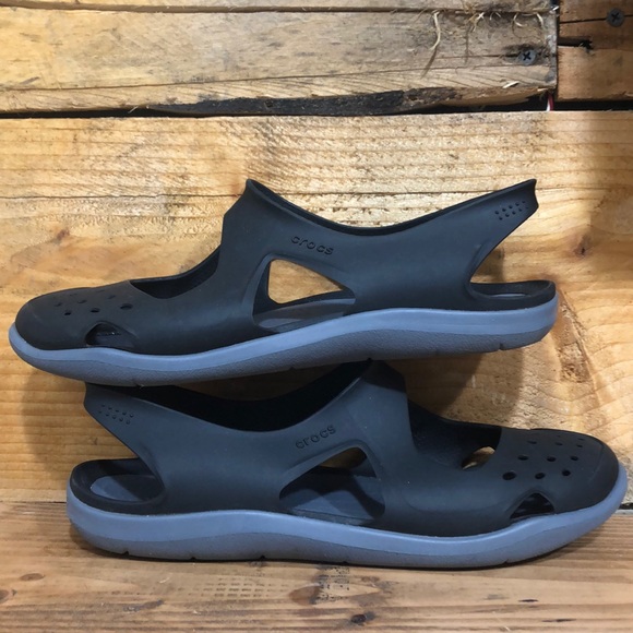 Crocs flats black sz6 womens - Picture 3 of 4